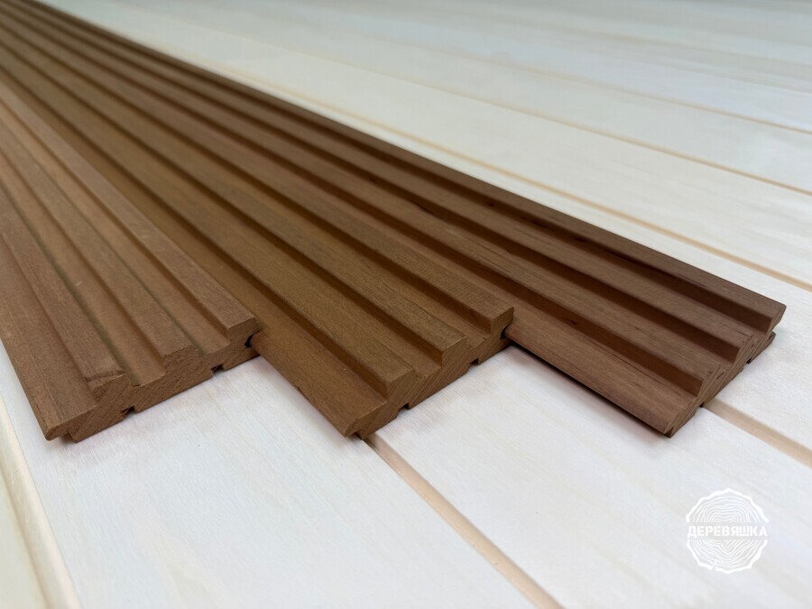 Вагонка ольха рейка ТЕРМО 15x67